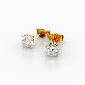 10K GOLD ZIRCON EARRINGS‼️